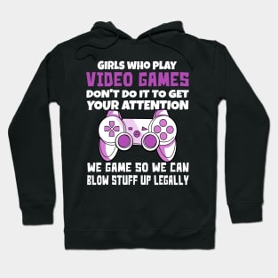 girslwhoplay.10 Hoodie